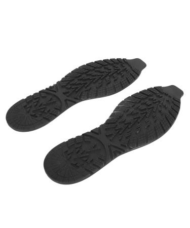 Shoe Sole Repair Bulbar Rubber Rubber Soles for Bottom of Shoes Shoe Sole Protector with High Elastic for Sole Repair (41-44) Black 41-44