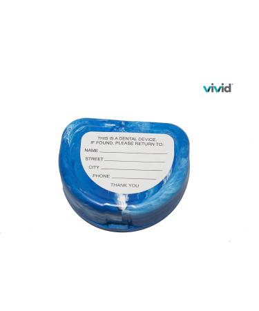Blue Marble Orthodontic Retainer Case - Portable Denture & Mouthguard Holder - Buy Online on GoSupps.com