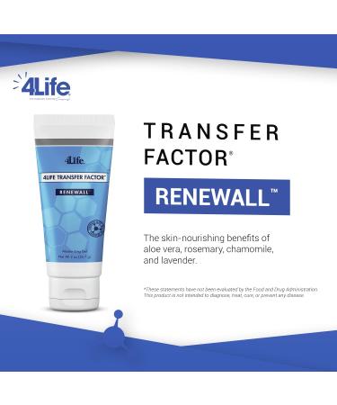 4Life Transfer Factor RenewAll Gel - Topical Skin Care with Aloe Vera Lavender Extract Eucalyptus Oil and Rosemary - 2oz - Buy Online on GoSupps.com