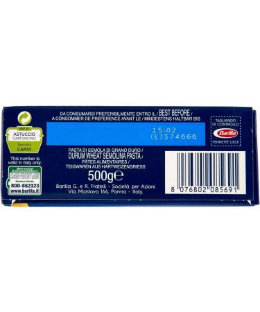  Italian Gourmet E.R. 5 x Barilla Pennette Lisce Pasta No. 69 100% Italian Noodles 500g + Italian Gourmet Pulp 400g - Buy Online on GoSupps.com