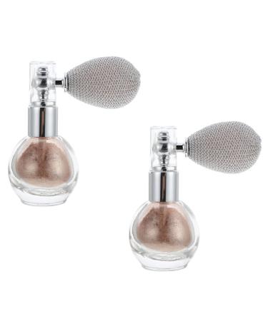 DOITOOL Body Glitter Spray 2pcs Glittering Spraying Hair Sparkling Tools Makeup Supplies Gloss Highlighters Bottle As Shown 1 7.5x6cm