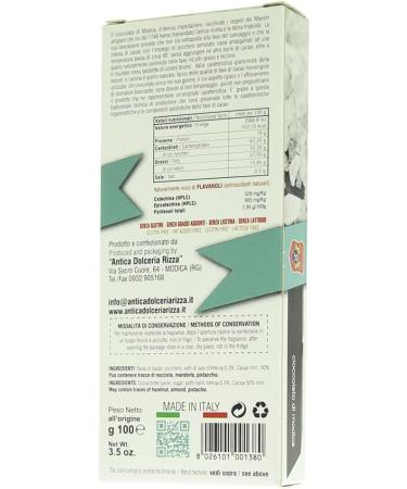  Antica Dolceria Rizza RIZZA - 3 x Modica Trapani Salt Chocolate 100 g - Buy Online on GoSupps.com