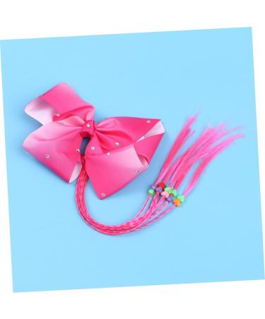FRCOLOR Colourful Headgear Hair Accessories for Girls Fake Braid Headdress Hair Bobbles for Girls Bow Ponytail Holder Hair Accessories for Braids Tiara Elastic Band Twist Child - Buy Online on GoSupps.com