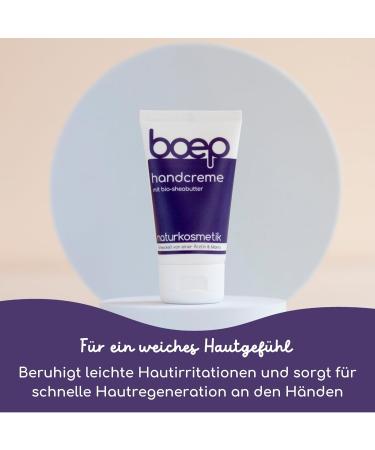 boep Hand Cream | For Dry or Chapped Skin | Natural Vegan Cosmetics with Shea Butter & Calendula | Travel Size | For Women Men Children & Pregnant Women (40ml) - Buy Online on GoSupps.com