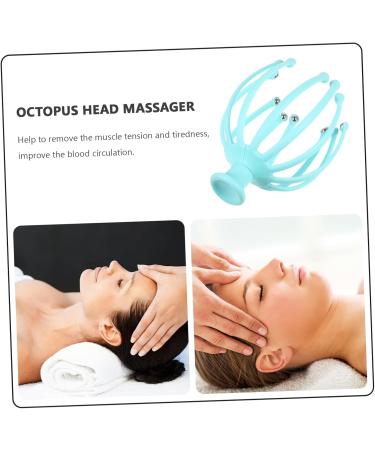 Tovinanna Head Massager - Therapeutic Scalp Massage Device for Headache Relief | Pavable Octopicit Handheld Steel Massager - Buy Online on GoSupps.com