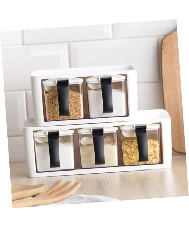 LABRIMP Bamboo Basket 1pc Box Sauce Container Condiment Dressing Case Seasoning Containers Seasoning Box Set Household - Buy Online on GoSupps.com