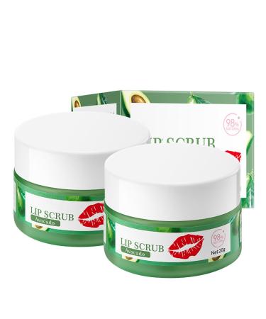 Shantou Yingji 20 g natural moisturizing lip mask nonsticky vegan and not tested on animals nourishing lip care for lightening lip wrinkles suitable for all people avocado lip mask 4