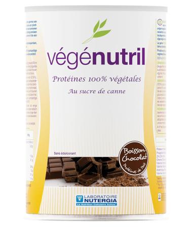 Nutergia VEGENUTRIL protein chocolate flavor 300g tub a treatment designed for regular use can be used regularly according to individual needs weighs 300g and facilitates the management of