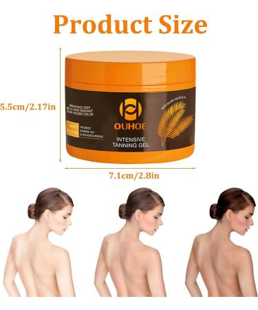 Tanning Accelerator 150 ml Tanning Gel Tanning Cream Intensive Tanning Gel Tanning Cream Solarium Tanning Accelerator Self-Tanning Cream for Tanning - Buy Online on GoSupps.com