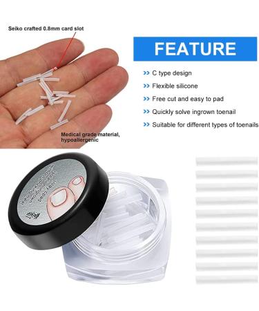 Toe Nail Correction Tools Set | Ingrown Toenail Fix Pedicure Patch & Paronychia Corrector - Buy Online on GoSupps.com