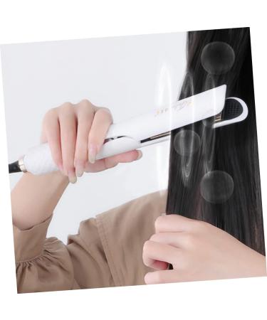 PLAFOPE 1pc Curling Iron Curling Wand Hair Straightening Comb Electric Hot Comb Hair Curlers White US Plug White - Buy Online on GoSupps.com