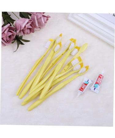 Gleavi 10th Travel Toothbrush & Toothpaste Set - Disposable Adult Oral Hygiene Hotel & Travel Ready - Buy Online on GoSupps.com