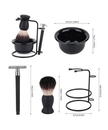 Professional Beard Shaving Set - Safe Shaving Brush Bowl Stand & Mustache Tools for Ultimate Grooming - Buy Online on GoSupps.com