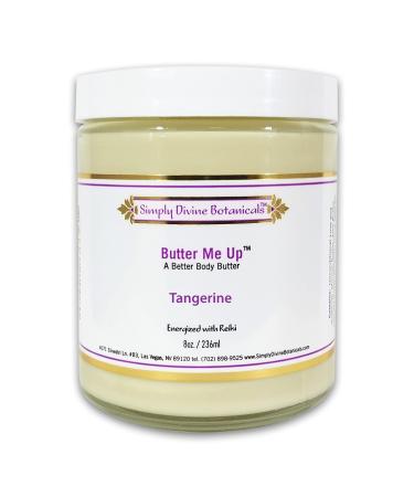 Butter Me Up Tangerine Hand and Body Butter 8 oz by Simply Divine Botanicals