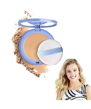 2024 Newest Matte Perfection Pressed Powder GAGK Pressed Powder Oil Control Face Pressed Powder GAGK Face Powder Setting Powder Makeup Waterproof Long Lasting Finishing Powder (03 PURE BEIGE 1) 03 Pure Beige 1