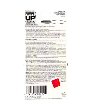 Maybelline Volume Express Pumped Up Colossal Mascara - Glam Black 0.33 fl oz | Washable  Volumizing Formula - Buy Online on GoSupps.com