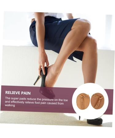 NOLITOY 5 Pairs High Heel Insole Cushions - Invisible Toe Socks & Foot Pads for Comfort | High Heels Accessories - Buy Online on GoSupps.com