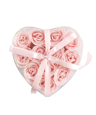 Rose Scented Pink Rose Soaps (Set of 12)