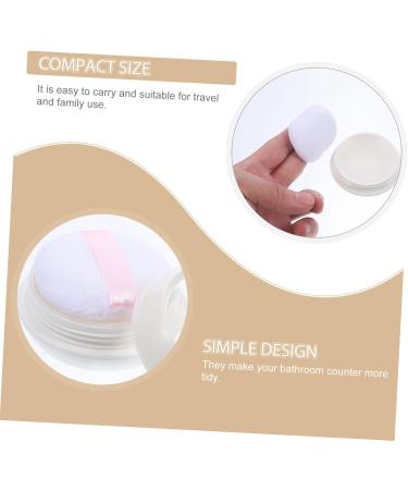 BIUDECO 2 Sets Powder Box Empty Powder Case Foundation Make-up Powder Face Powder Makeup Jar Flour Container - Buy Online on GoSupps.com