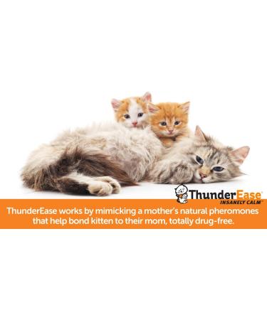 ThunderEase Multicat Calming Pheromone Diffuser Refill | Reduce Cat Conflict & Tension - 180 Day Supply - Buy Online on GoSupps.com