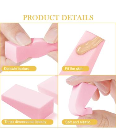 Auauy 48 PCs Makeup Sponge Set - Latex-Free Beauty Blenders for Liquid Foundation & Powder - 24 Pink & 24 Skin Tone Sponges - Buy Online on GoSupps.com