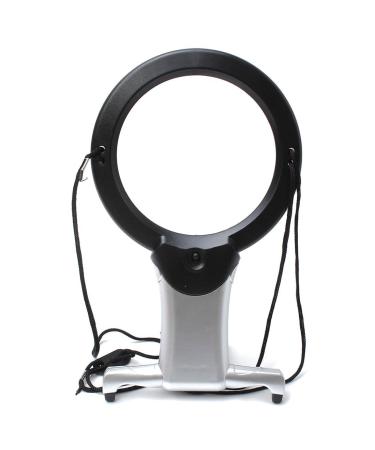 Reading Giant Large Hands Free Magnifying Glass with Light LED Magnifier Black Silver Made in China