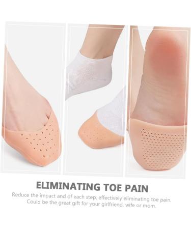 Gleavi 2 Pairs Toe Sleeve Silicone Socks - Women's Comfy Shoes Protector for Pointe Ballet Slipper - Toe Caps, Guards & Protectors - Assorted Colors - 9X7CM - Buy Online on GoSupps.com