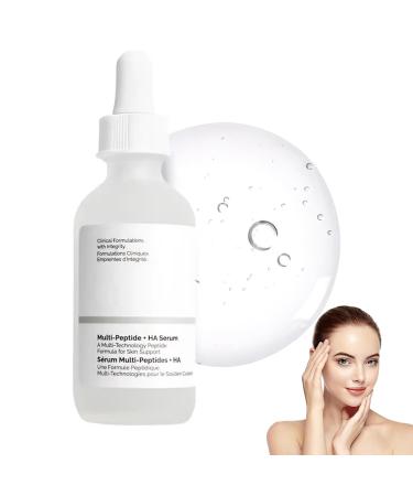 Multi-Peptide + HA Serum for Face Anti-aging Advanced Regenerating Collagen Peptide Serum Firming & Smoothing Face Serum for Fine Lines & Wrinkles Hydrating Skincare For All Skin Types(30ML)