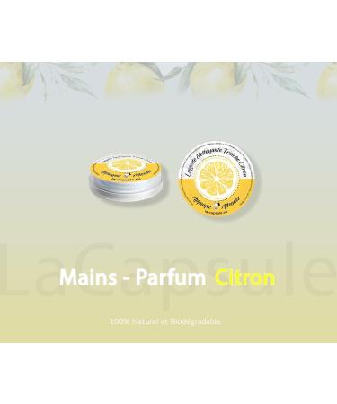 THE BIODEGRADABLE LEMON HAND AND FACE WIPE CAPSULE - Buy Online on GoSupps.com