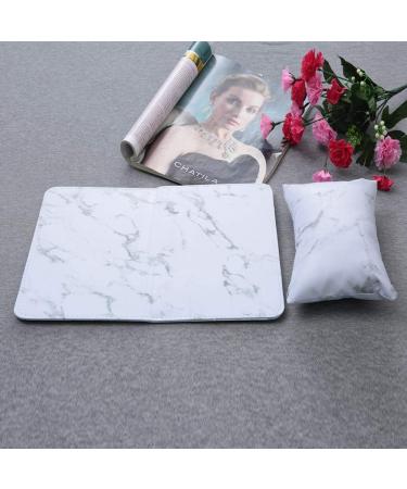 Nail Art Hand Pillow Environmentally Friendly Nail Arm Rest Space Saving Exquisite for Nail Trainer Nail Care Nail Salon for Reduce Hand Pressure(white) - Buy Online on GoSupps.com
