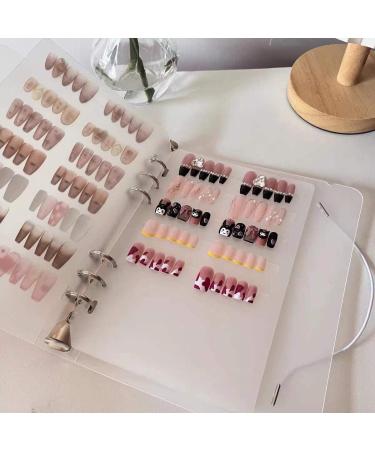 Press On Nail Organizer & Packaging Book for Fake Nails - Removable Storage Case - A5 Size - Buy Online on GoSupps.com