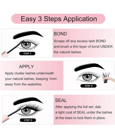 Lash Bond and Seal | Long Lasting Waterproof Eyelash Glue for Extensions | Cluster & Individual Lash Glue - Buy Online on GoSupps.com