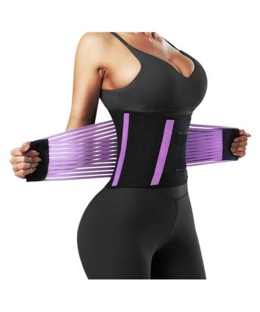 Back Support Back Brace Lumbar Support Lower Back Support Brace Breathable Lumbar Decompression Belt Waist Back Posture Back Support Belt(Purple Large) Large Purple
