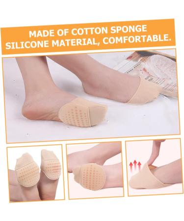 FRCOLOR 4 Pairs Forefoot Socks Low Cut Socks Foot Pads for Women of Foot Cushion Socks High Heeled Shoes Pads Sweat-Absorbent Forefoot Pads High-Heeled Shoes Pads Cotton Floor Mat Summer - Buy Online on GoSupps.com