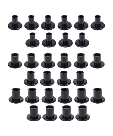 Pastlla 15 Pairs 3 Sizes High Heel Protectors Black Heel Protectors Heel Stoppers for Wedding Mates Bridesmaid Shoes Walking on Grass and Uneven Floor Heel Grass Stoppers (Small/Middle/Large)