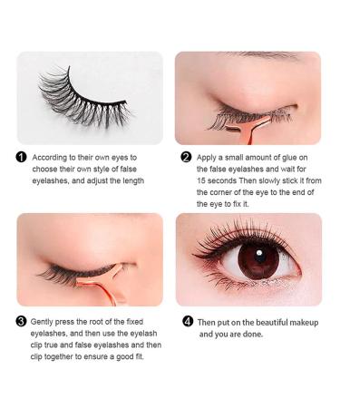Short Wispy 3D Fake Eyelashes - 10 Pairs Bulk Pack for Natural Look | Reusable Faux Mink Handmade Short-Natural Lashes - Buy Online on GoSupps.com