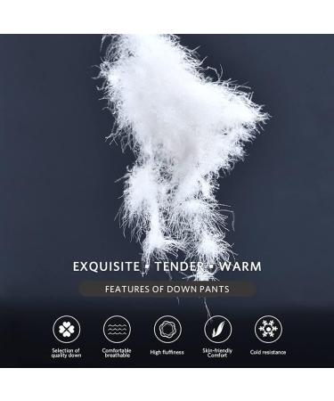 Shop Tapasimm Ultra-Light Goose Down Snow Pants for Men & Women - Winter Warmth Compression XXL Black - Buy Online on GoSupps.com
