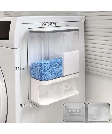 Rxuaw Laundry Scent Boosters Beads Dispenser with Cups Laundry Powder Container for Scent Booster Stain Remover Powder - Buy Online on GoSupps.com