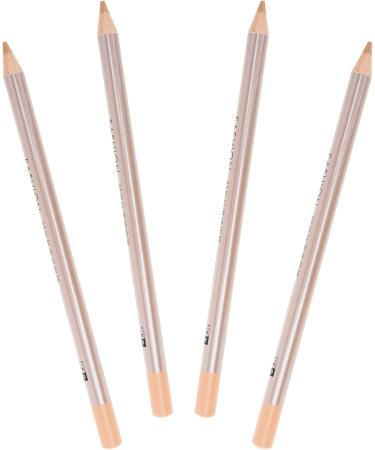 OSALADI 4pcs Scar Cosmetic Concealer Pen Makeup Waterproof Highlighter Professional Pens Brow Eye Wooden Ivory - Buy Online on GoSupps.com