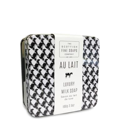 Scottish Fine Soaps Au Lait Luxury Milk Soap Tin 3.5 Ounces