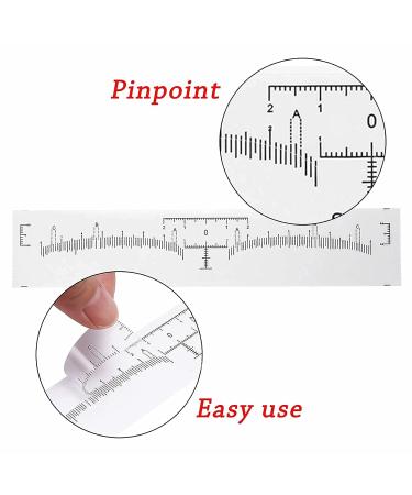 Skymore Eyebrow Ruler 100Pcs - Disposable Microblading Stencil & Shape Kit for Perfect Brows | 3-Minute Makeup Tool - Buy Online on GoSupps.com