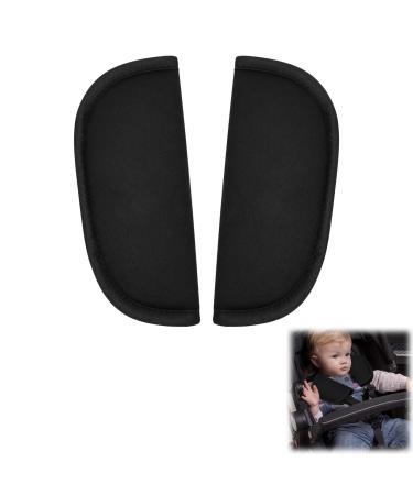 Car Seat Strap Pads 2 PCS Baby Stroller Car Seat Strap Covers Universal Pushchair Strap Pads Seat Belt Pads for Kids Car Seatbelt Strap Covers Soft Seat Belt Cushion for Newborns Infants and Kids