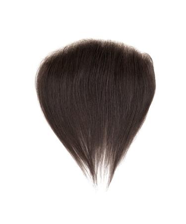 Buy Lordhair 100% European Real Hair Toupet for Men | V-Loop Skin Off Black 1B | Premium Quality Hairpiece 15.2*3.8cm - Buy Online on GoSupps.com