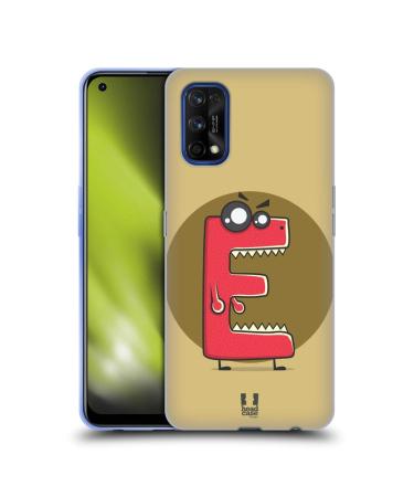 Head Case Designs Razor E Alphabet Monster Soft Gel Case Compatible With Realme 7 Pro Realme 7 Pro Razor E
