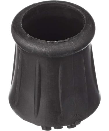 Merriway BH05583 Heavy Duty Rubber Walking Stick Ferrule Protectors Cane Tips Round Shape 22mm (7/8 inch) Black - Pack of 4 Pieces - Buy Online on GoSupps.com