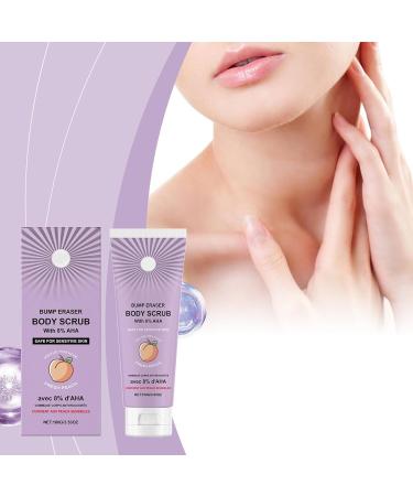 100 g Bump Eraser Body Scrub with 8 AHA keratosis Pilaris exfoliator skin scrubs for women and men deep cleansing and nourishes the skin - Buy Online on GoSupps.com