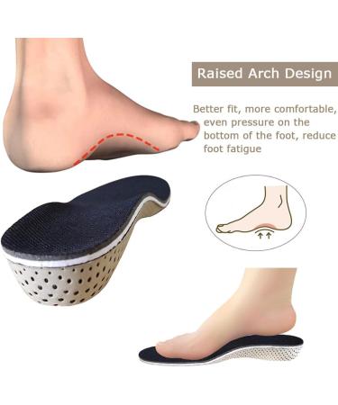 Height Increase Insoles for Men & Women - Anti-Slip Comfort Arch Support Memory Foam Inserts (EU 35-43) - 2cm Heel Lift - Buy Online on GoSupps.com