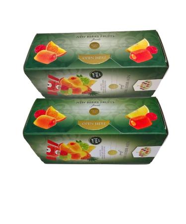 Newberry Fruit Jewels Sweet Hamper For Kids & Adults - 2X 300g Assorted Fruit Jelly Sweets Gift Box - Soft Jelly Centred Sweet - Christmas Stocking Fillers - Secret Santa Gifts - Buy Online on GoSupps.com