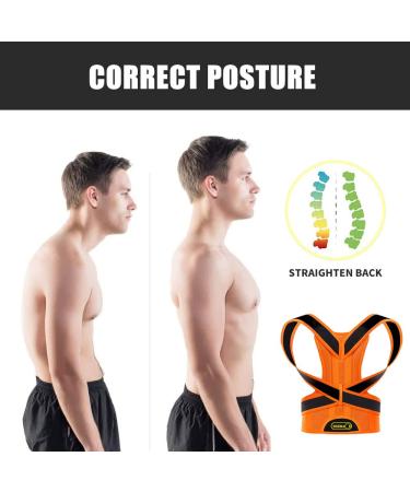 Zszbace Posture Corrector for Men & Women - Ultimate Back Support Lordosis Relief & Pain Reduction | 5 Sizes (XXL) - Perfect for Office & Sports - Buy Online on GoSupps.com
