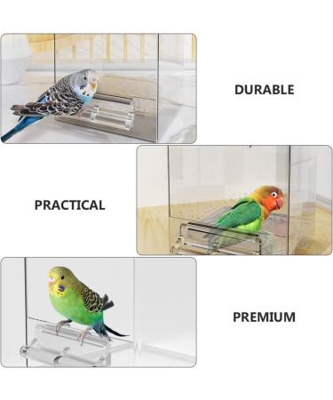 Bath Accessories Bird Bath Box PVC Parakeet Caged Bird Bathing Tub for Small Birds Canary Budgies Parrots Transparent Jaulas Para Pajaros Periquitos - Buy Online on GoSupps.com